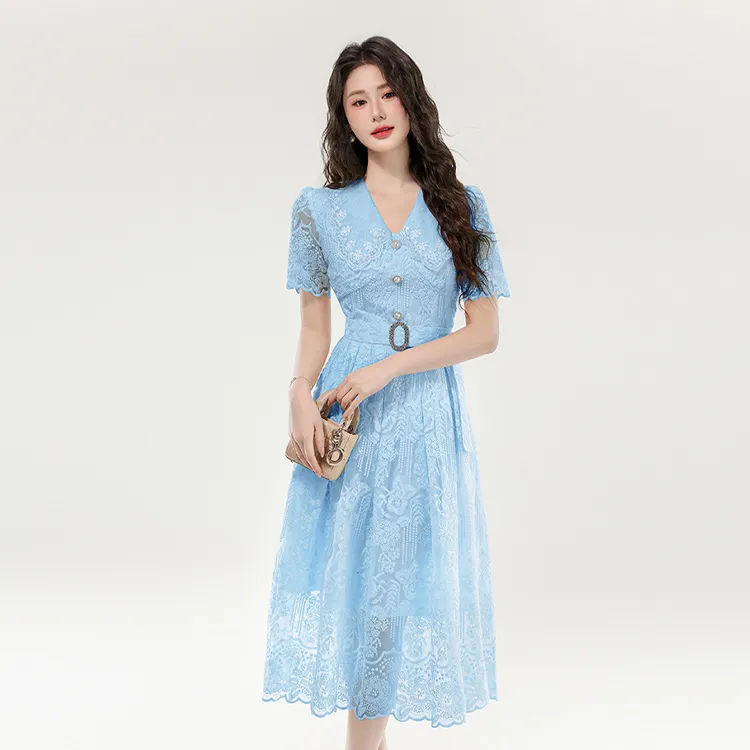 SNZX Short Sleeved Dress Women's-6