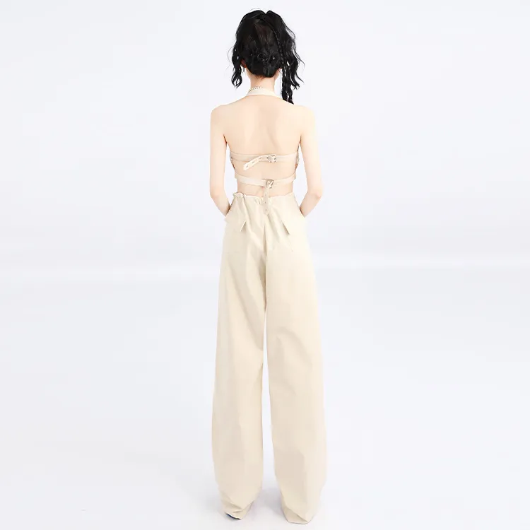 SNZX Casual Suits Women's Khaki-2
