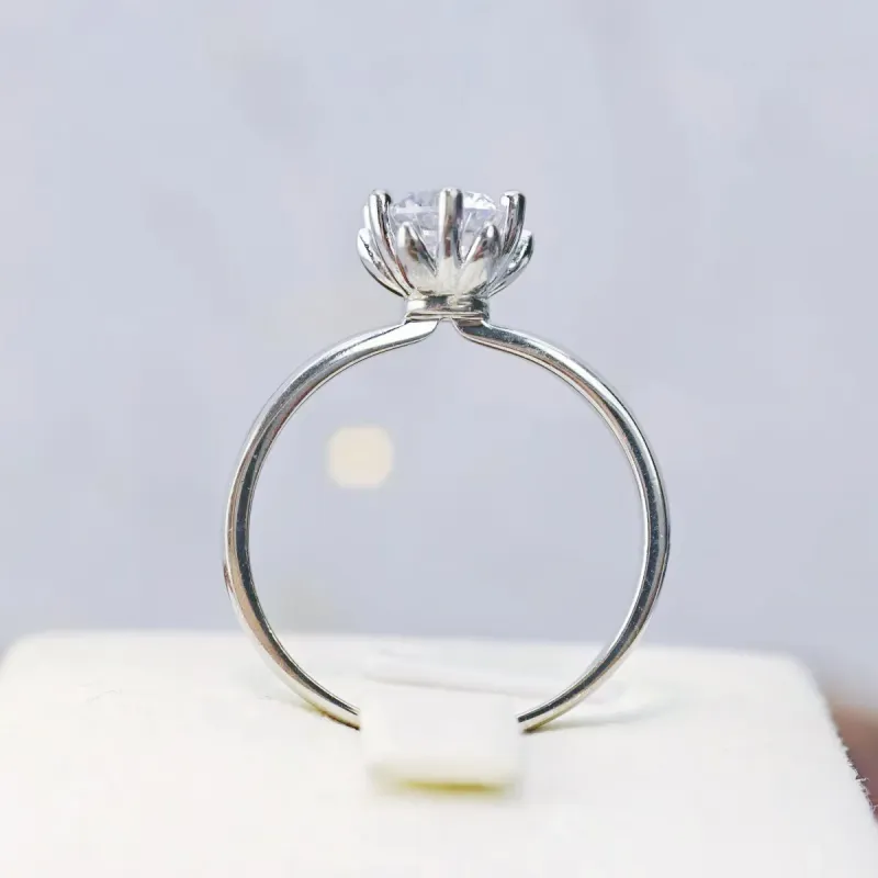 Orange Han 925 Sterling Silver Rings Women's Silver-2