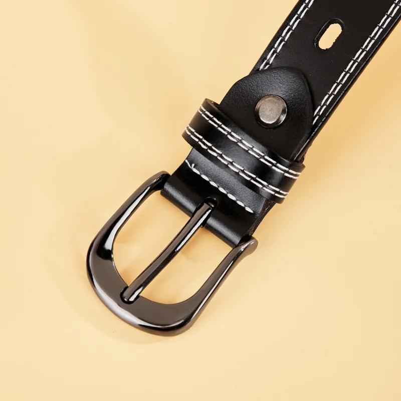 KAISER Cow Split Leather Belts Women's 2.8cm-4