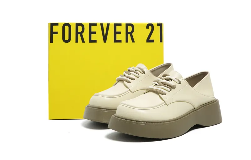 FOREVER 21 Casual Single Shoes Women's Beige-5