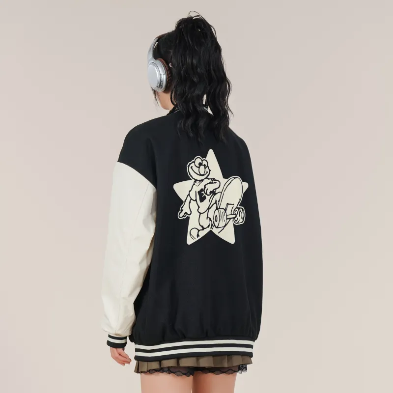 SESAME STREET Baseball Jacket Unisex-2
