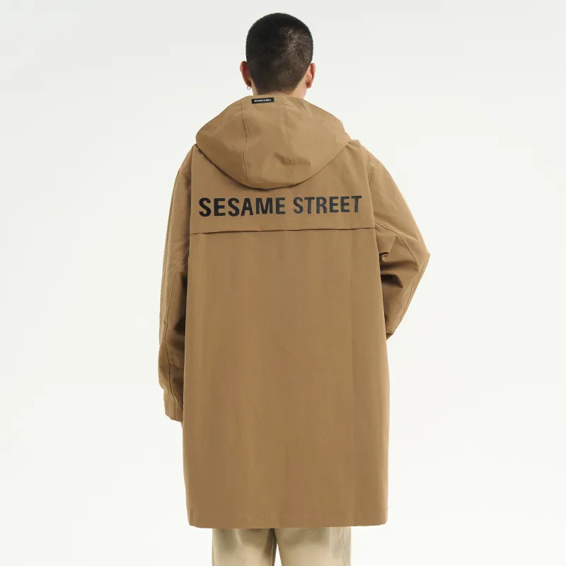 SESAME STREET Trench Coats Unisex-10