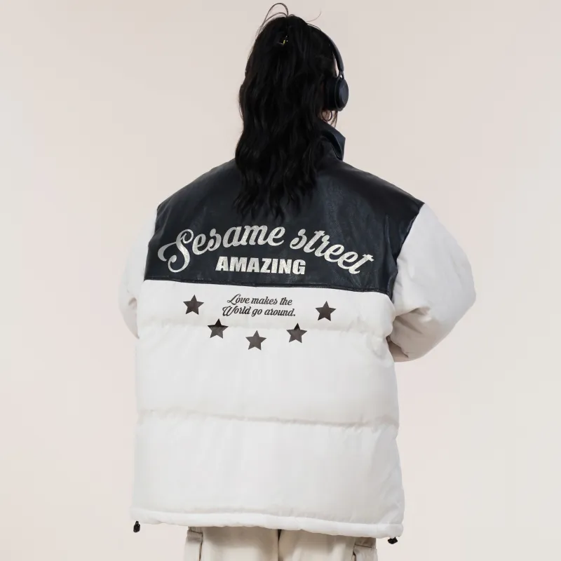 SESAME STREET Puffer Jacket Unisex-4
