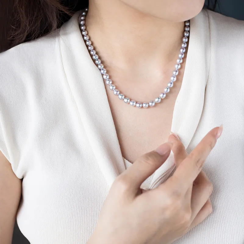 AKOYA® Pearl Necklaces Unisex-4