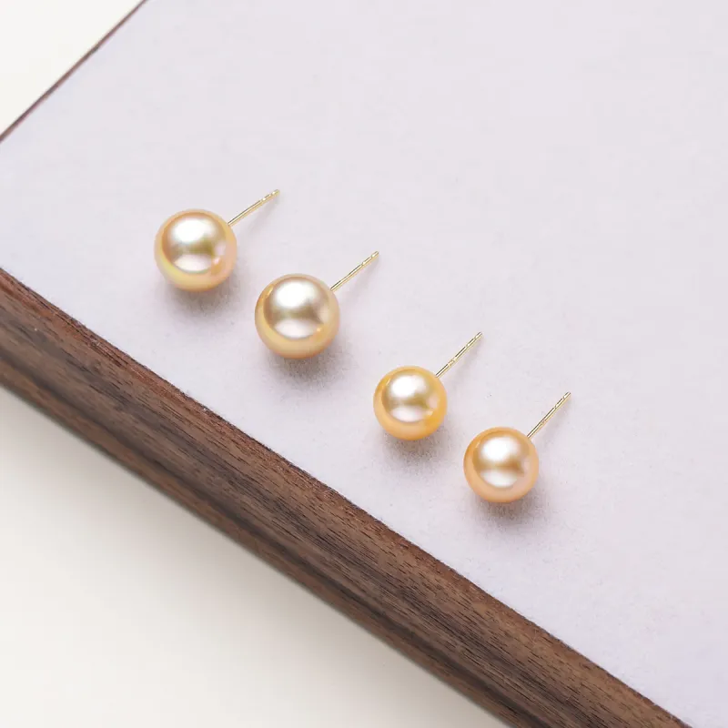 AKOYA Pearl Stud Earrings Unisex-3