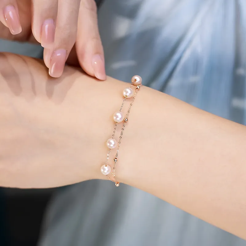 AKOYA Freshwater Pearl Bracelets Women's-4