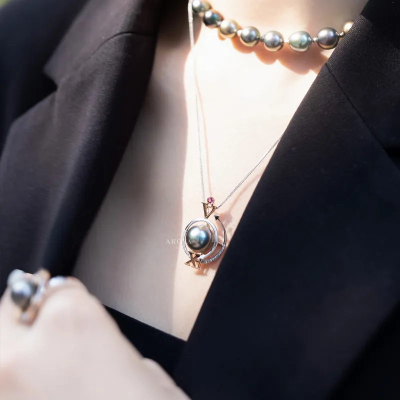 AKOYA Saltwater Pearl Necklaces Unisex-4