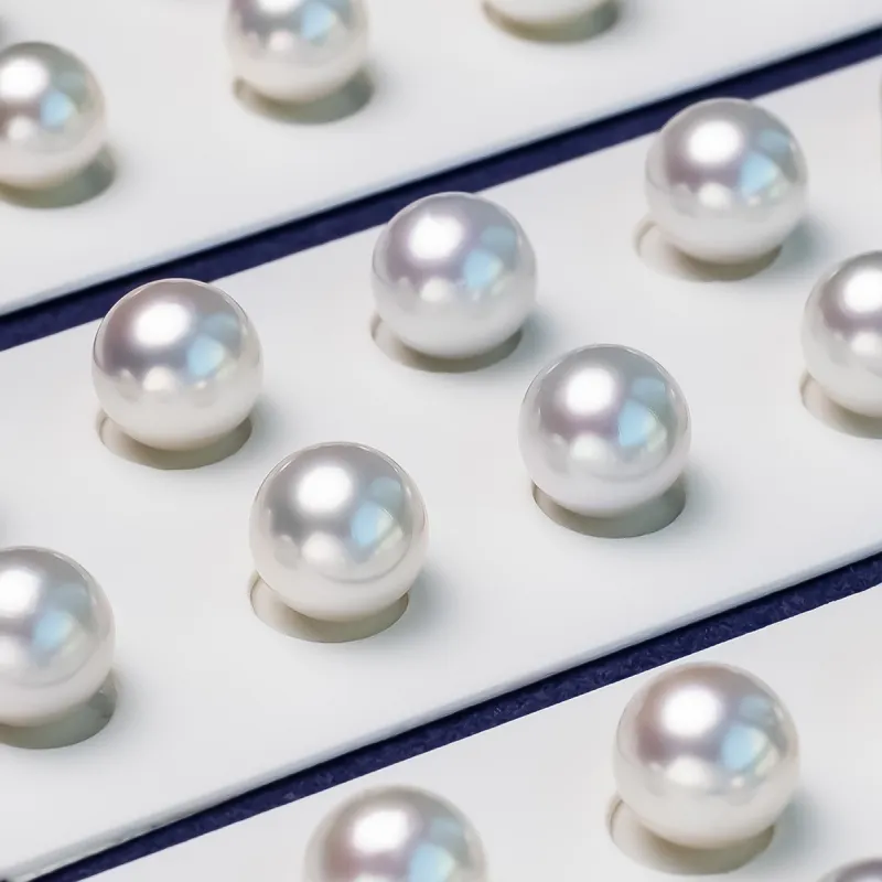 AKOYA Pearl Stud Earrings Unisex-3
