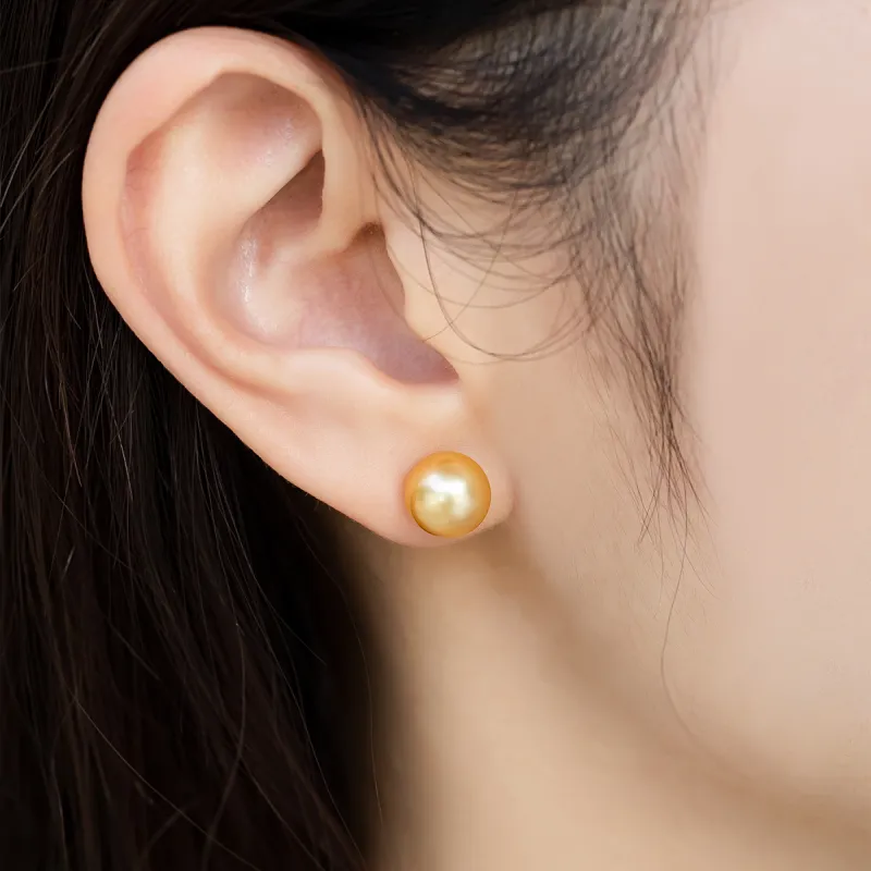 AKOYA Pearl Stud Earrings Unisex-2