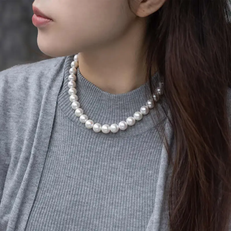 AKOYA Freshwater Pearl Necklaces Unisex-5