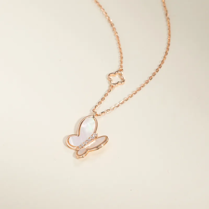AKOYA S925 Silver Necklaces Women's-4