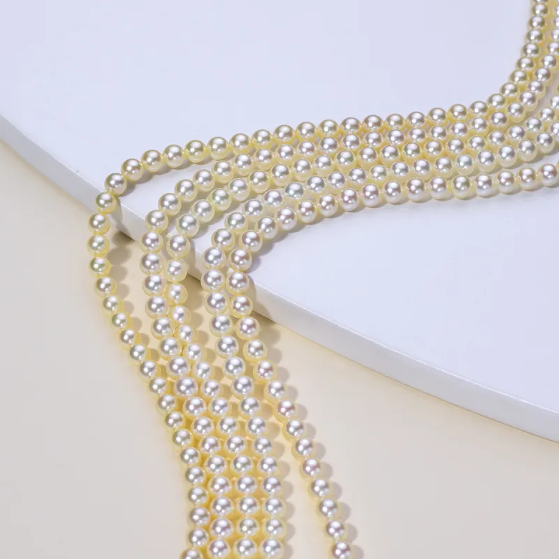 AKOYA Saltwater Pearl Necklaces Women's-4