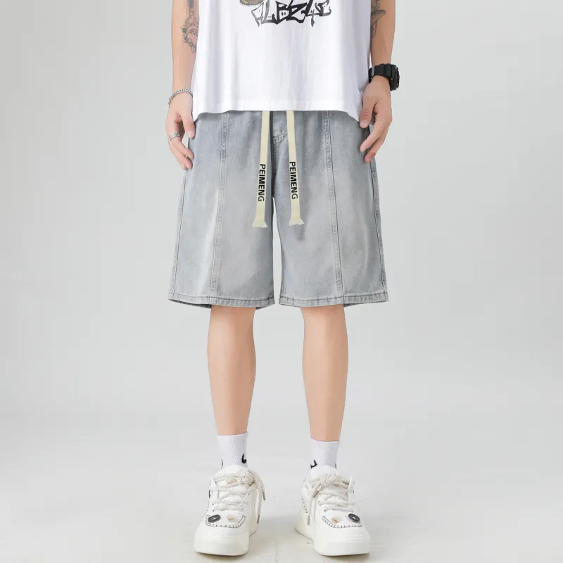 PEIMENG Denim Shorts Unisex-8