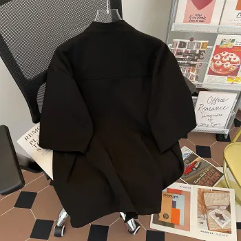 PEIMENG Shirts Unisex Black