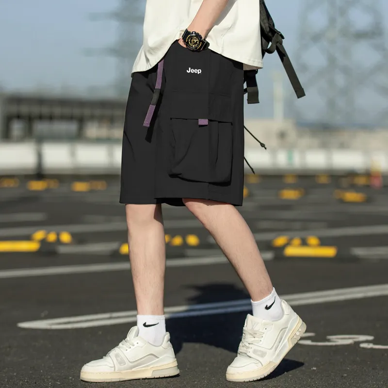 Jeep Cargo Shorts Unisex-4