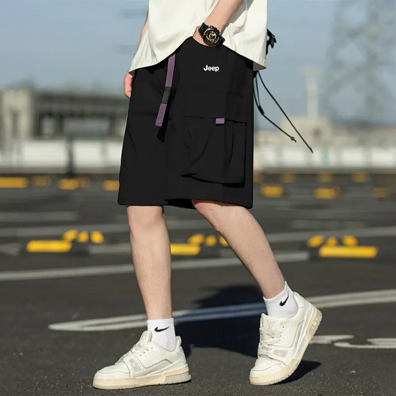 Jeep Cargo Shorts Unisex-3