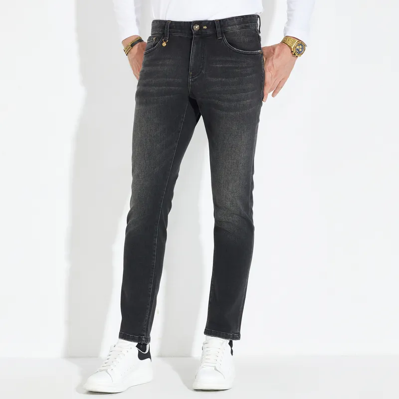 Raidy Boer Jeans Men Black-5