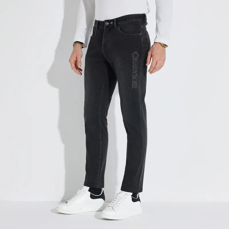 Raidy Boer Jeans Men Black-3