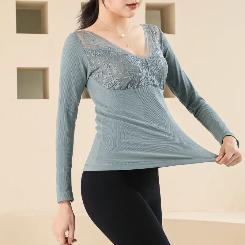 JUNEROSE Women's Thermal Tops-8