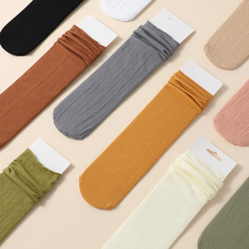 JUNEROSE Mid Calf Socks Women's 10 Pack Multicolor-4