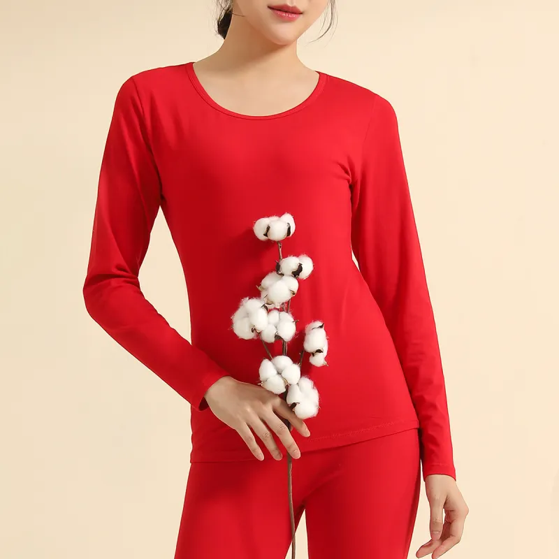JUNEROSE Thermal Set Women's Box 3 Pack Red-3