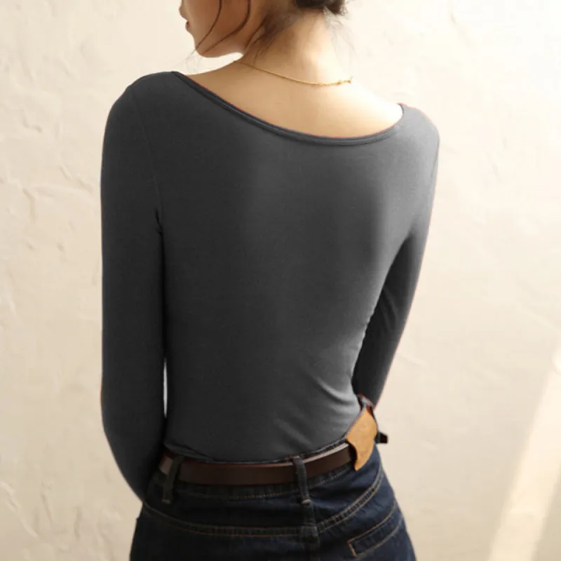 JUNEROSE Women's Thermal Tops-4