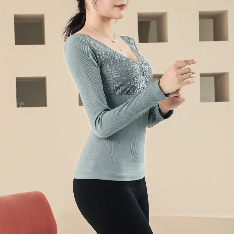JUNEROSE Women's Thermal Tops-9