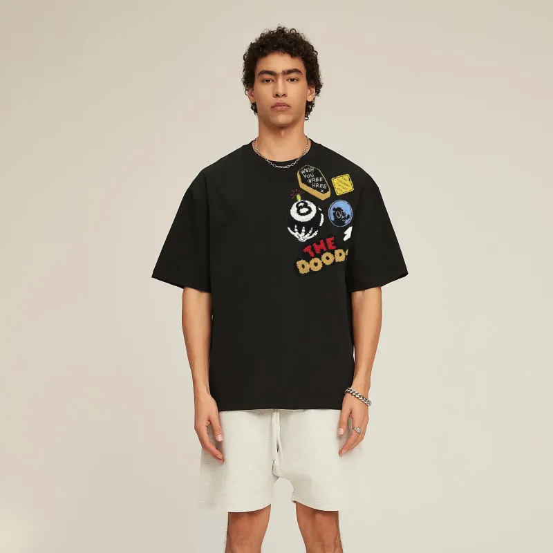 PAINT STAIN Basic T Shirt Unisex-2