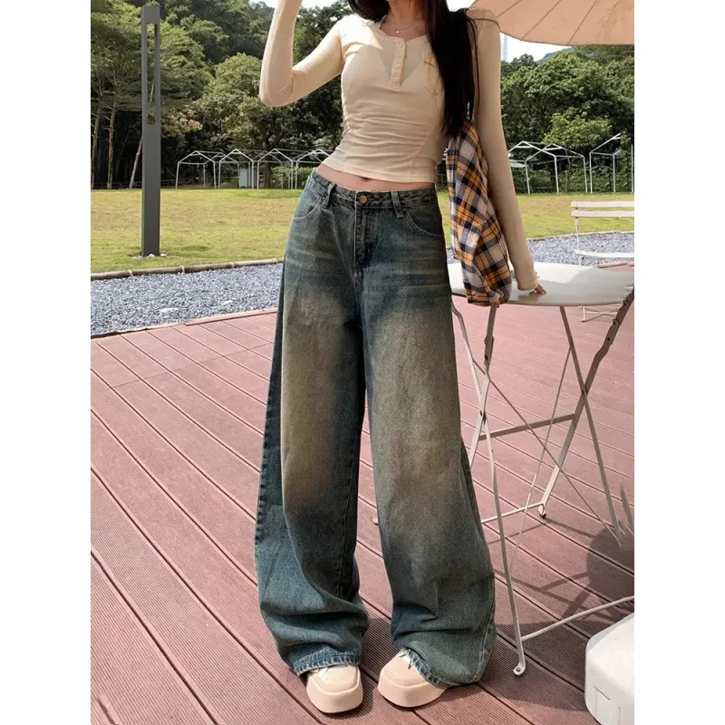 FOREVER 21 Jeans Unisex Vintage Blue-2