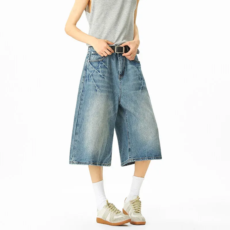 FOREVER 21 Denim Shorts Unisex Blue-3