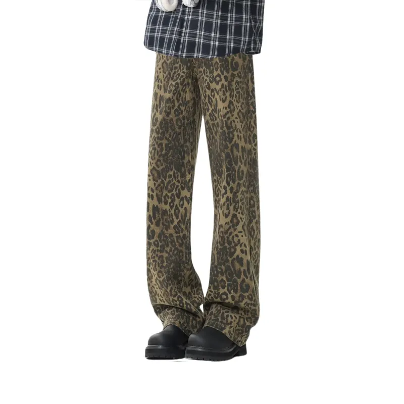 FOREVER 21 Jeans Unisex Leopard Print-2