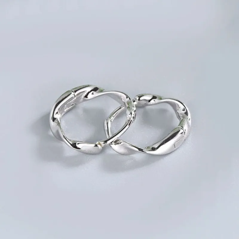 Zhi Yu Yun Xiang 999 Fine Silver Earrings Unisex-1