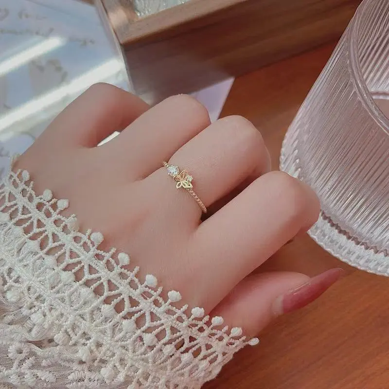 Zhi Yu Yun Xiang S 999 Fine Silver Rings Women's-12