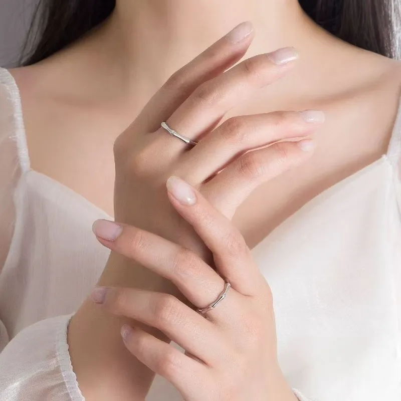 Zhi Yu Yun Xiang S999 Silver Rings Unisex-2