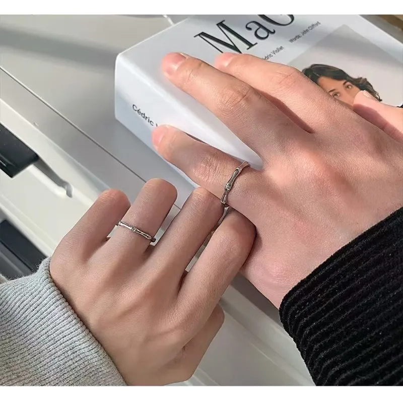 Zhi Yu Yun Xiang S999 Silver Rings Unisex-5