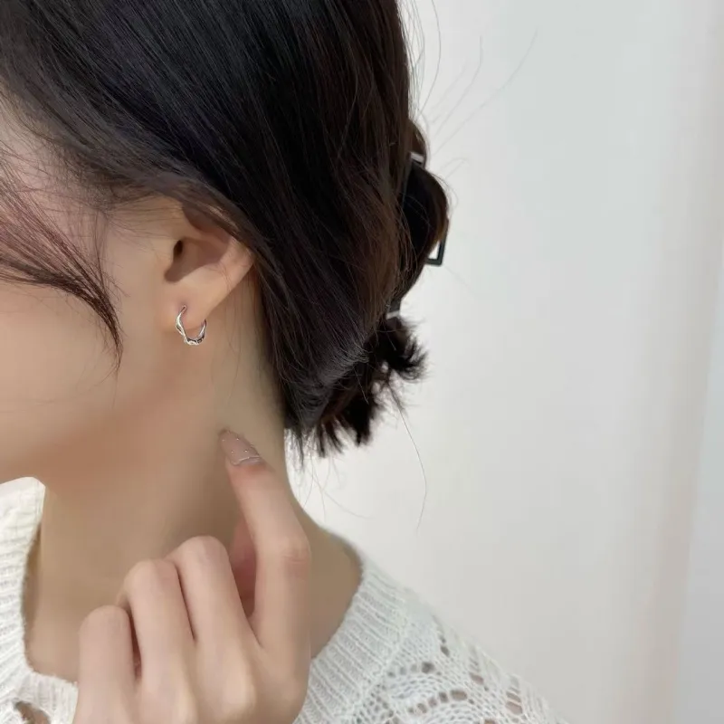 Zhi Yu Yun Xiang 999 Fine Silver Earrings Unisex-4