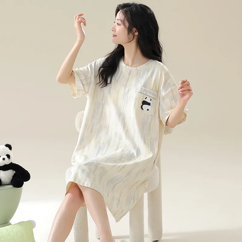 Ordifen Nightgown Women's White-3