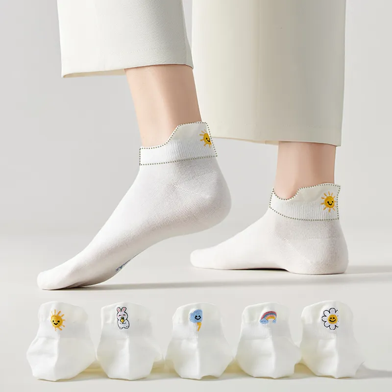 Ordifen Ankle Socks Women's 5 Pack-31
