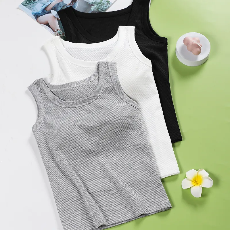 Ordifen Tank Tops Women's White-3