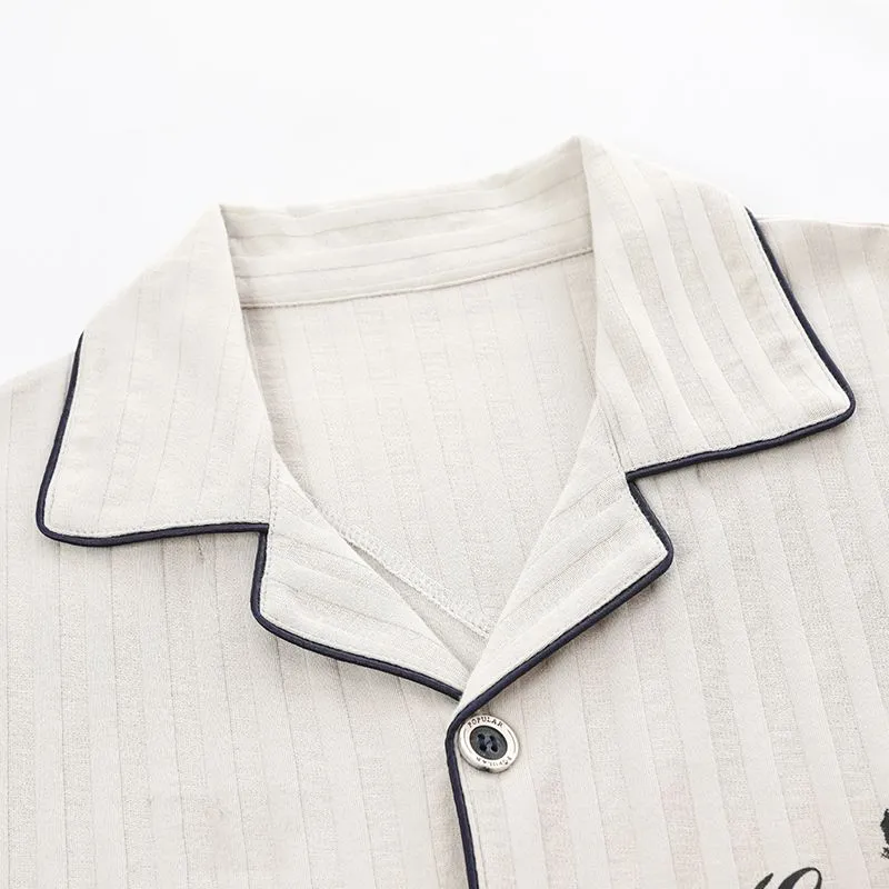 Ordifen Pajama Set Men's Apricot-3