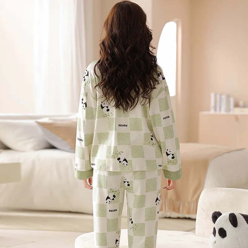 Ordifen Pajama Set Women's Light Green-1