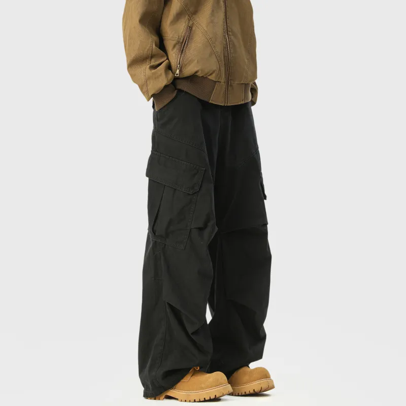 H.V.G.A Cargo Pants Unisex Black-4