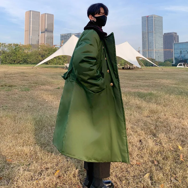 H.V.G.A Puffer Jacket Unisex Army Green-4