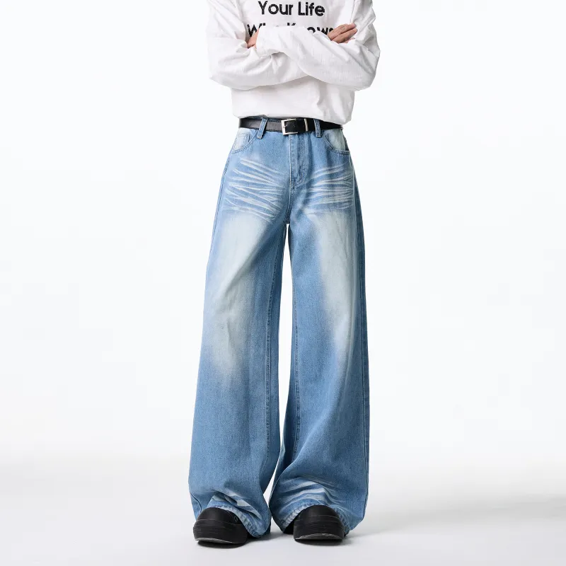 H.V.G.A Jeans Unisex Light Blue-3