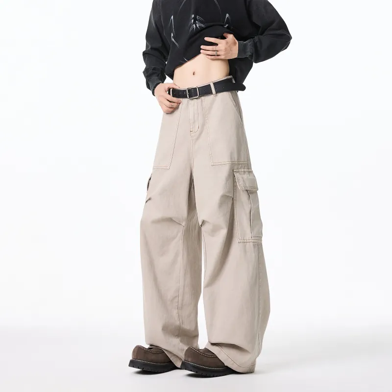 H.V.G.A Cargo Pants Unisex Khaki-6