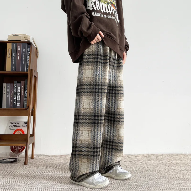 H.V.G.A Casual Pants Unisex Khaki-5