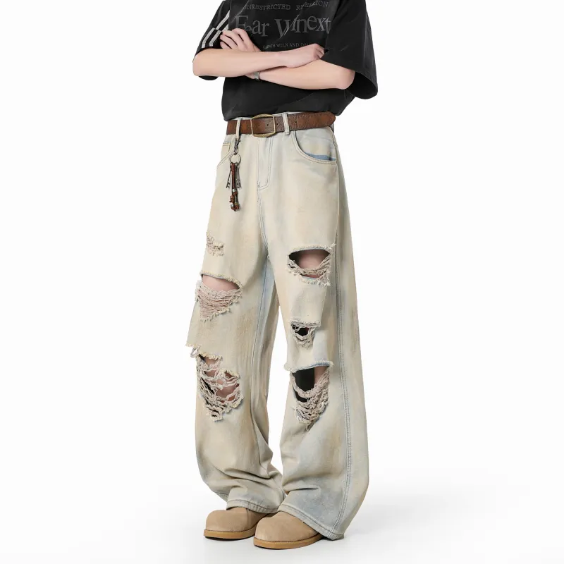 H.V.G.A Jeans Unisex Yellow Mud-4
