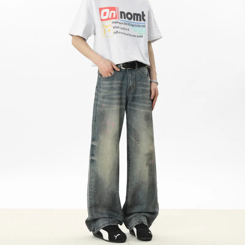H.V.G.A Jeans Unisex Vintage Blue-7