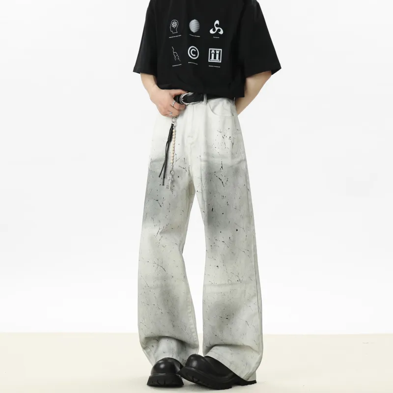 H.V.G.A Jeans Unisex White-1